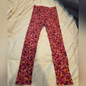 NEW Crewcuts Girls 10 Pink Floral Leggings
